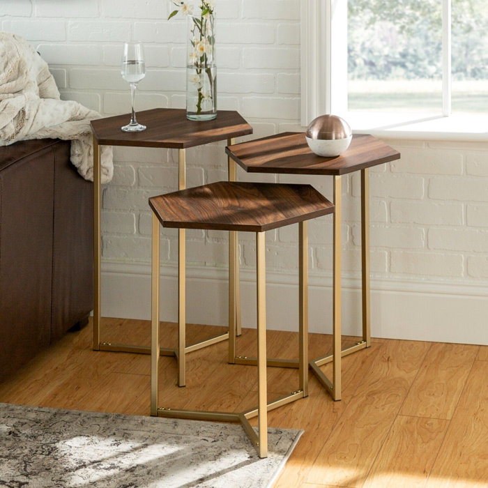 Fairmont Park Kilding 3 Piece Nest of Tables Wayfair.co.uk